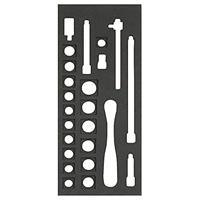 Bahco Foaminlay Fit&Go 1/3 met doppen en toebehoren 3/8" - 24-delig - FF1E2101 - thumbnail