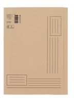 Vouwmap quantore a4 ongelijke zijde 250gr beige | 10 stuks - thumbnail