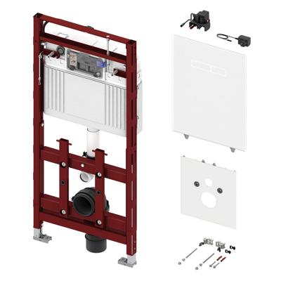 Bedieningsplaatset Tece - Inbouwreservoir 200 - Bedieningsplaat Wit met Elektronische sen-Touch - Bevestigingsplaat en Framebevestiging Bedieningsplaatset Tece - Inbouwreservoir 200 - Bedieningsplaat Wit met Elektronische sen-Touch - Bevestigingsplaat en Framebevestiging