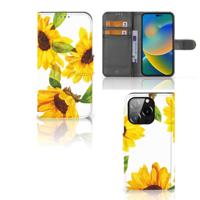 Hoesje voor iPhone 14 Pro Zonnebloemen - thumbnail