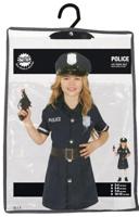 Politie Kostuum Jurkje Meisje Jill - thumbnail
