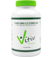 Vitiv Curcuma met zwarte peper 120 Capsules - thumbnail