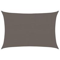 Zonnezeil 160 g/m 3x4,5 m HDPE antracietkleurig - thumbnail