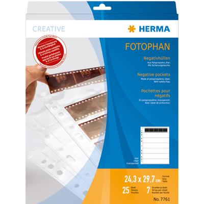 Herma HERMA Fotophan - Hülle x 25 7761 Fotohoezen Transparant