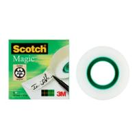 Scotch Magic Tape plakband ft 19 mm x 33 m, pak van 4 rollen - thumbnail