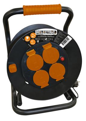 Relectric PRO kabelhaspel 50 mtr IP44 3x1,5mm - RELEC492206 RELEC492206 Relectric PRO kabelhaspel 50 mtr IP44 3x1,5mm - RELEC492206 RELEC492206