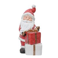 Kerstbeeld kerstman met pakjes 45 cm Decoris - Decoris - thumbnail