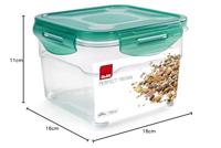 Hermetische Lunchtrommel Ibili 790415 1,5 L 15,5 x 15,5 x 10 cm Metaal Plastic - thumbnail