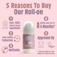 Salt Of The Earth Lavender + Vanilla Deodorant Refillable Roll-On - thumbnail