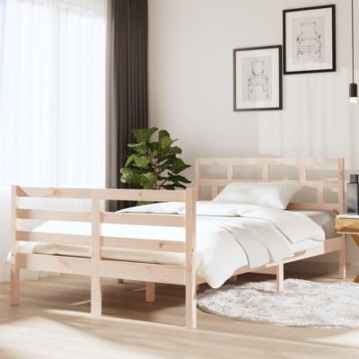 Bedframe massief hout 120x190 cm Bedframe massief hout 120x190 cm