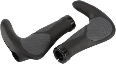 Ergotec Handvatten oslo bar-ends lang/lang zwart/grijs