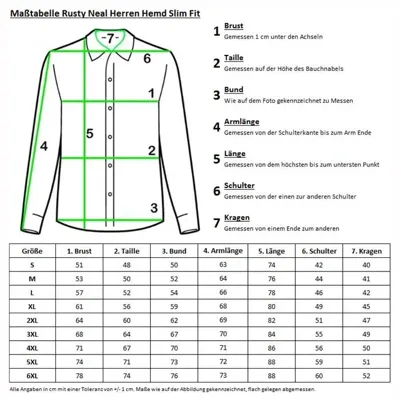 RustyNeal - Herenoverhemd - Wit - Dubbele Kraag - Katoen RustyNeal - Herenoverhemd - Wit - Dubbele Kraag - Katoen