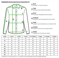 RustyNeal - Herenoverhemd - Wit - Dubbele Kraag - Katoen - thumbnail