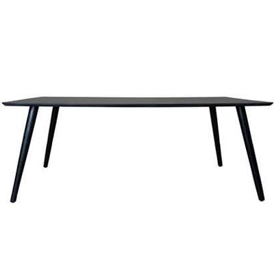 Home67 - Eettafel James Zwart 180 x 90 cm Home67 - Eettafel James Zwart 180 x 90 cm