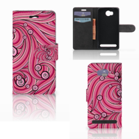 Huawei Y3 2 | Y3 II Hoesje Swirl Pink - thumbnail