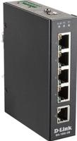 D-LINK DIS-100E-5W 5-Port Fast Ethernet Industriële Switch Zwart - thumbnail