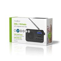 Nedis portable DAB+ radio met klok en wekker 3,6W / zwart - thumbnail