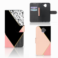 Wiko Wim Bookcase Zwart Roze Vormen - thumbnail