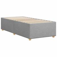 Bedframe zonder matras 90x200 cm stof lichtgrijs - thumbnail