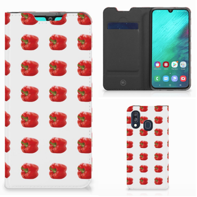 Samsung Galaxy A40 | Flip Style Cover | Paprika Red Samsung Galaxy A40 | Flip Style Cover | Paprika Red