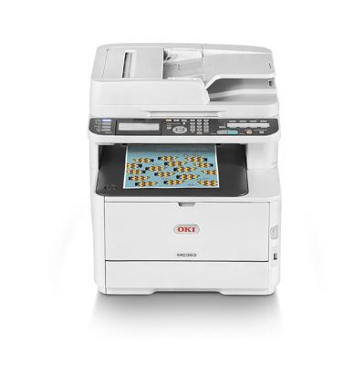 OKI MC363dn Multifunctionele laserprinter (kleur) A4 Printen, scannen, kopiëren, faxen LAN, Duplex, Duplex-ADF