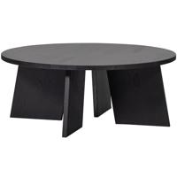 WOOOD Ronde Salontafel 'Fries' Eiken, 90cm - thumbnail
