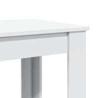 Bartafel 51x50x103,5 cm bewerkt hout wit - thumbnail