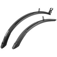 M-Wave spatbordenset 20-24 inch 55mm zwart op kaart - thumbnail