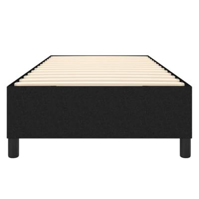 Boxspringframe stof zwart 90x190 cm