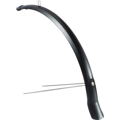 Eurofender Voorspatbord 28" lampo 58 mm breed - mat zwart