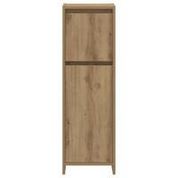 3-delige Badkamermeubelset bewerkt hout artisanaal eikenkleur - thumbnail