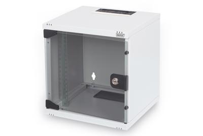 Digitus DN-10-SET-1 10inch-patchkast 6 HE Grijs-wit (RAL 7035) Digitus DN-10-SET-1 10inch-patchkast 6 HE Grijs-wit (RAL 7035)