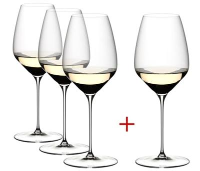 Riedel Wijnglazenset - Witte Wijnglazen - Veloce - Riesling - 570 ml - 4 Stuks
