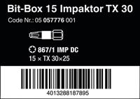 Wera Impaktor 05057776001 Bitset 15-delig Binnen-Torx Impactor technologie - thumbnail