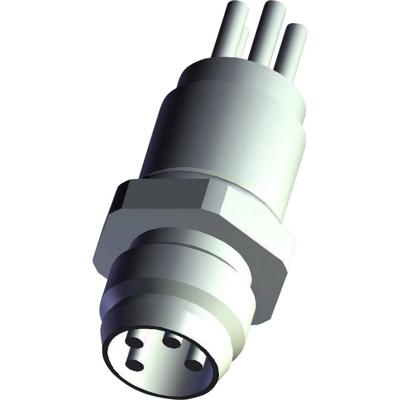 TE Connectivity T4070014041-001 Sensor/actuator inbouwconnector M8 Aantal polen (sensoren): 4 Stekker, inbouw 1 stuk(s)