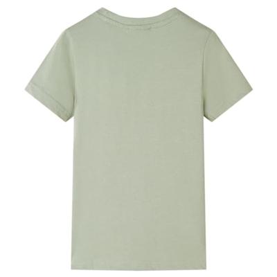 Kindershirt met korte mouwen 104 lichtkakikleurig