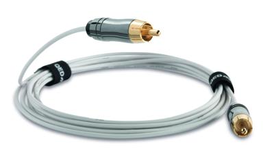 QED: Performance Mini Subwoofer 10.0M - Zilver