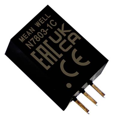 MEAN WELL N7805-1C DC/DC-converter, print 1 A 5 W Inhoud 1 stuk(s)