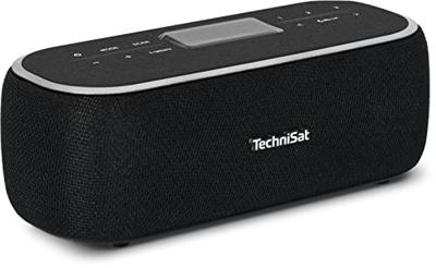 TechniSat DIGITRADIO BT 1 Radio DAB+, VHF (FM) AUX, Bluetooth Handsfreefunctie, Incl. microfoon, Wekfunctie, Oplaadbaar Zwart - thumbnail