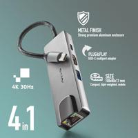 USB-HUB NGS WonderDock Supra Grijs - thumbnail