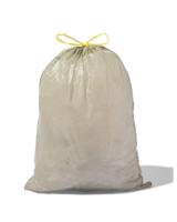HEMA Huisvuilzakken met trekband 60L gerecycled plastic - 15 stuks - thumbnail