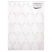 Vaessen Creative • embossing folder hertenkoppen - thumbnail
