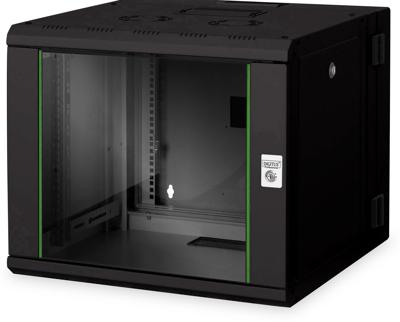 Digitus DN-19 09-U-3-SW 19inch-wandkast (b x h x d) 600 x 509 x 600 mm 9 HE Zwart, Zwart (RAL 9005) Digitus DN-19 09-U-3-SW 19inch-wandkast (b x h x d) 600 x 509 x 600 mm 9 HE Zwart, Zwart (RAL 9005)