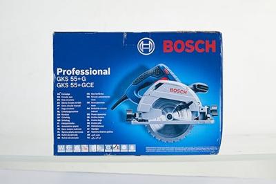 Bosch Blauw GKS 55+ GCE cirkelzaag | 63 mm 1350 Watt - 0601682100 - thumbnail