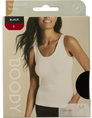 Boody Tank Top Zwart S Boody Tank Top Zwart S
