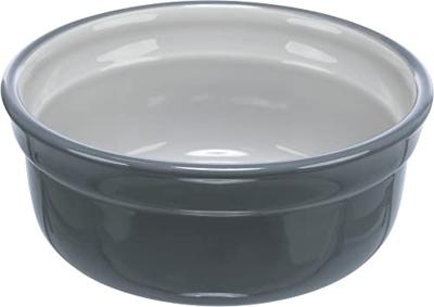 TRIXIE Nap, keramiek, 0,25 L/Ø 13 cm, grijs/lichtgrijs - 24410
