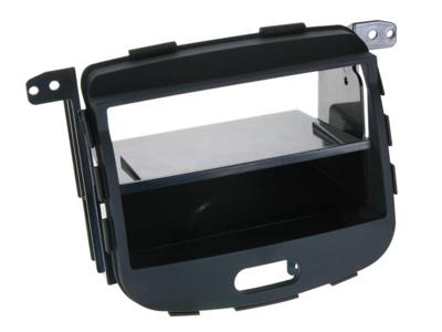 2-DIN Paneel Hyundai i10 2008-2013 Kleur: Zwart Rubbertouch