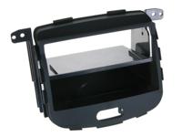 2-DIN Paneel Hyundai i10 2008-2013 Kleur: Zwart Rubbertouch - thumbnail