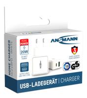 Ansmann USB & USB-C lader HC218PD - thumbnail
