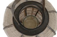 Kaarshouder Home ESPRIT Natuurlijk Jute Bamboe 31,5 x 31,5 x 53 cm - thumbnail